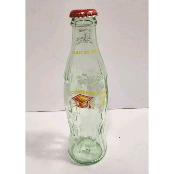 CONGRATULATION Class of 2004 Graduation Coca-Cola Coke Bottle - empty 8 FL OZ. - Picture 2 of 11